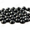 Joopy Gems Black Spinel Rose Cut Cabochon 6mm Round