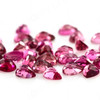 Joopy Gems Dark Pink Tourmaline Rose Cut Cabochon 3x4mm Pear