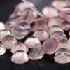 Joopy Gems Rose Quartz Rose Cut Cabochon 8mm Round