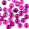 Joopy Gems Dark Pink Tourmaline Cabochon 5mm Round