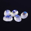 Joopy Gems SALE 594 Rainbow Moonstone AA Cabochon 7x5mm Oval, lot of 5 stones