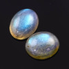 Joopy Gems SALE 600 Labradorite Cabochon 10x8mm Oval, lot of 2 stones