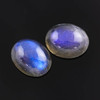 Joopy Gems SALE 600 Labradorite Cabochon 10x8mm Oval, lot of 2 stones