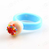 Joopy Gems Blue Cupcake Ring, Size 7 3/4