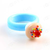 Joopy Gems Blue Cupcake Ring, Size 7 3/4
