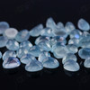 Joopy Gems Aquamarine (milky) Rose Cut Cabochon 6x4mm Oval