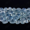 Joopy Gems Aquamarine (milky) Rose Cut Cabochon 6x4mm Oval