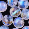 Joopy Gems Rainbow Moonstone Cabochon 12mm Round - AB grade