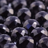 Joopy Gems Black Spinel Rose Cut Cabochon 4mm Round