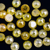 Joopy Gems Yellow Diamond Rose Cut Cabochon 4mm Round