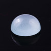 Joopy Gems Aquamarine (Milky) Round Cabochon, 1.36 carats, 7.2x3.8mm