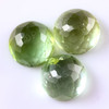 Joopy Gems Green Tourmaline Rose Cut Cabochon 7mm Round