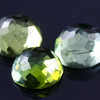 Joopy Gems Green Tourmaline Rose Cut Cabochon 7mm Round