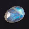 Joopy Gems Labradorite Rose Cut Freeform, 1.425 carats, 10.2x7.6x2.6mm