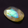 Joopy Gems Labradorite Rose Cut Freeform, 1.945 carats, 10.5x7.6x3.2mm