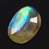 Joopy Gems Labradorite Rose Cut Freeform, 1.945 carats, 10.5x7.6x3.2mm