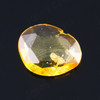 Joopy Gems Yellow Sapphire Rose Cut Freeform (Polki), 0.165 carats, 4.9x4x1mm