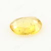 Joopy Gems Yellow Sapphire Rose Cut Freeform (Polki), 0.225 carats, 4.7x4.3x1mm