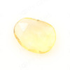 Joopy Gems Yellow Sapphire Rose Cut Freeform (Polki), 0.425 carats, 6.4x4.6x1.6mm