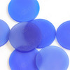 Joopy Gems Blue Agate Coin, 28x2.2mm, Round
