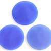 Joopy Gems Blue Agate Coin, 28x2.2mm, Round