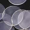 Joopy Gems CleaJoopy Gems Clear Quartz Coin, 38x3mm, Roundr Quartz Coin, 38x3mm, Round
