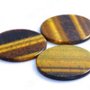 Joopy Gems Tiger Eye Quartz Coin, 38x3mm, Round
