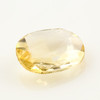 Joopy Gems Yellow Sapphire Rose Cut Freeform (Polki), 0.375 carats, 5.4x4.3x1.6mm