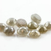 Joopy Gems Mid Grey Diamond Rose Cut Cabochon 4mm Round