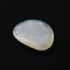 Joopy Gems White Moonstone Rose Cut Freeform (Polki), 8.780 carats, 21.4x14.7x3.3mm