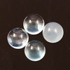 Joopy Gems SALE792 Aquamarine Cabochon 5mm Round  lot of 4 stones