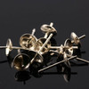 SALE937 Sterling silver peg and post 5 pairs 6mm