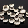SALE938 Sterling Silver Bezel cups pack of 6,  6mm