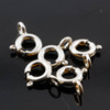 SALE946 Sterling silver bolt rings, 5 per pack  5mm