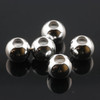 SALE947 Sterling silver large hole bead, 5 beads per pack  7mm