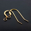 SALE955 Gold filled silver fishhook earwires, 1 pair