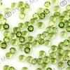 Joopy Gems Peridot Rose Cut Cabochon 4mm Round