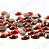 Joopy Gems Almandine Garnet Rose Cut Oval Cabochon 8x6mm FLAT BACK