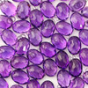 Joopy Gems SALE 523 Amethyst (African) Rose Cut Cabochon 7x5mm Oval - lots of 5 stones