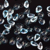 Joopy Gems Sky Blue Topaz Rose Cut Pear Cabochon 8x6mm