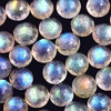 Joopy Gems Labradorite Rose Cut Cabochon 4mm Round