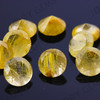 Joopy Gems Golden Rutilated Quartz Brilliant Cut 7mm Round