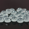 Joopy Gems Aquamarine (milky) Rose Cut Cabochon 6mm Round - Light