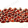Joopy Gems Almandine Garnet Rose Cut Oval Cabochon 7x5mm FLAT BACK