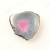 Joopy Gems Watermelon Tourmaline slice, 2.115 carats, 10.2x10.2x2.5mm, SLFRTOU55