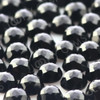 Joopy Gems Black Spinel Rose Cut Cabochon 3mm Round