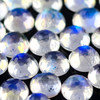 Joopy Gems Rainbow Moonstone Rose Cut Cabochon 4mm Round - AA grade