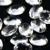 Joopy Gems White Topaz Rose Cut Oval Cabochon 7x5mm
