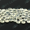Joopy Gems White Moonstone Cabochon 6mm Round