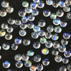 Joopy Gems Rainbow Moonstone Rose Cut Cabochon 2mm Round - AAA grade